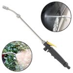 Pistole ad acqua da giardino Lancia multifunzione in acciaio inossidabile con ugello a spruzzo per autolavaggio ad alta pressione, specifica: 48 cm