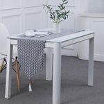 Bandiera da tavolo in lino tovaglietta per il tè in stoffa mobile per TV tavolino da caffè con rivestimento in tessuto, dimensioni: 180x33 cm (albero)