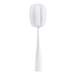 Spazzola per tazza in spugna con manico lungo Spazzola per la pulizia della tazza Spazzola per bottiglie Spazzola per tazza di vetro (bianca)
