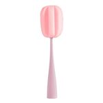 Spazzola per tazza in spugna con manico lungo Spazzola per la pulizia della tazza Spazzola per bottiglie Spazzola per tazza di vetro (rosa)