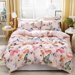 4 pezzi stampa biancheria da letto set lenzuolo copriletto federe, dimensioni: per letto da 2.0 m