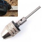 Mini trapano con codolo esagonale Conversione mandrino a tre griffe Utensile elettrico, modello: mandrino tondo da 3 mm (0,3-3,4 mm)