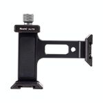 Supporto per telefono in metallo XILETU XJ-T8 con foro per vite da 1/4 di pollice e base compatibile con Arca-Swiss (nero)