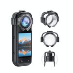 Per la protezione antiappannamento a scatto dell'obiettivo Insta360 X5, copertura in vetro resistente