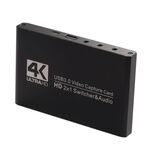 Scheda di acquisizione video HD USB 3.0, telecamera 4K, registrazione in diretta di giochi per computer