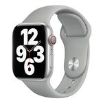 Cinturino sportivo in silicone tinta unita xDfind per Apple Watch 46 mm / 49 mm / 45 mm / 44 mm (grigio chiaro)