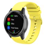 Cinturino per orologio in silicone piatto xDfind da 22 mm (giallo)