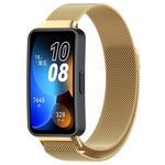 Cinturino per orologio in metallo milanese xDfind per Huawei Band 10/9/8 (oro)