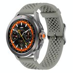 Cinturino in silicone xDfind da 20 mm (grigio titanio)
