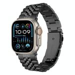 Cinturino in metallo a cinque perline a sgancio rapido per Apple Watch da 46 mm / 49 mm / 45 mm / 44 mm (nero)