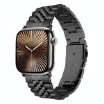 Cinturino in metallo a cinque perline con sgancio rapido per Apple Watch da 42 mm / 41 mm / 40 mm / 38 mm (nero)