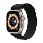 Cinturino per Apple Watch 46mm / 49mm / 45mm / 44mm xDfind Aline Nylon Loop (nero)