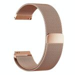 Cinturino per orologio in acciaio inossidabile Milanese xDfind da 22 mm (oro rosa)