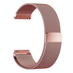 Cinturino per orologio in acciaio inossidabile Milanese xDfind da 22 mm (rosa)