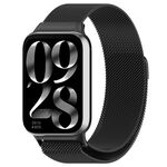 Cinturino in maglia d'acciaio magnetica Milan xDfind per Xiaomi Smart Band 9 Pro / 8 Pro (nero)