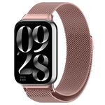 Cinturino in maglia d'acciaio magnetica Milan per Xiaomi Smart Band 9 Pro / 8 Pro xDfind (rosa)
