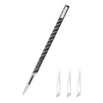 Manico universale per coltello antistatico e non magnetico in fibra di carbonio QianLi TX01