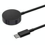 Cavo di ricarica magnetico in lega di alluminio xDfind per Samsung Galaxy Watch 7/6/5, porta: USB-C (nero)