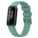 Cinturino in silicone tinta unita per Fitbit Versa 4 / Versa 3 / Sense2 / Sense xDfind, taglia: S (verde)