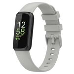 Cinturino in silicone tinta unita per Fitbit Versa 4 / Versa 3 / Sense2 / Sense xDfind, taglia: S (grigio roccia)