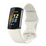 Cinturino in silicone xDfind per Fitbit Charge 6/5, taglia: L (albicocca)