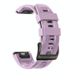 Cinturino per orologio Garmin x Find da 26 mm in silicone Sport Pure Color (viola chiaro)
