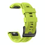 For Gamin 26mm xDfind Silicone Sport Pure Color Watch Band(Lime)
