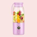 Vitamer USB Mini portatile spremiagrumi frullatore succo di limone spremiagrumi alesatori bottiglia (rosa)