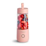 Vitamer USB Mini portatile spremiagrumi frullatore succo di limone spremiagrumi alesatori bottiglia (rosa)