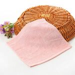 Strofinaccio quadrato piccolo in fibra di legno 2 pezzi (rosa)