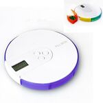 Scatola per pillole intelligente con temporizzazione portatile per una settimana Scatola per medicinali elettronici per ricordare anziani (viola)
