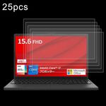 Per Fujitsu FMV Lite WA1 15.6 25 pezzi Pellicola in vetro temperato antideflagrante 9H 0,3 mm