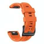 Cinturino per orologio sportivo in silicone Gamin xDfind da 22 mm, colore puro (arancione)