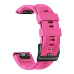 Cinturino per orologio sportivo in silicone color puro per Gamin xDfind da 22 mm (rosa)