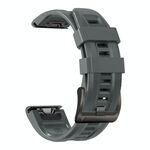 Cinturino per orologio sportivo in silicone Gamin xDfind da 22 mm, colore puro (grigio antracite)
