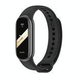 Cinturino per orologio in silicone tinta unita con fibbia in metallo xDfind per Xiaomi Smart Band 10/9/8 (nero)