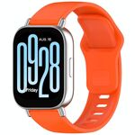 Cinturino in silicone con fibbia inversa tinta unita per Redmi Watch 5 Active / Watch 5 Lite xDfind (arancione)