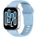 Cinturino in silicone con fibbia inversa tinta unita per Redmi Watch 5 Active / Watch 5 Lite xDfind (blu chiaro)