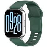 Cinturino in silicone con fibbia inversa tinta unita per Redmi Watch 5 Active / Watch 5 Lite xDfind (verde pino)