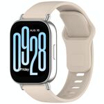 Cinturino in silicone con fibbia inversa tinta unita per Redmi Watch 5 Active / Watch 5 Lite xDfind (bianco avorio)