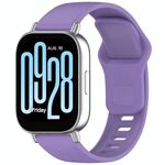 Per Redmi Watch 5 Active / Watch 5 Lite xDfind Cinturino in silicone con fibbia inversa tinta unita (viola lavanda)
