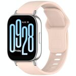 Cinturino in silicone con fibbia inversa tinta unita per Redmi Watch 5 Active / Watch 5 Lite xDfind (rosa)