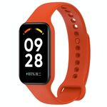 Per Redmi Watch 2 xDfind Cinturino integrato in silicone tinta unita (arancione)