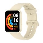 Cinturino integrato in silicone tinta unita per Redmi Watch 2 xDfind (bianco sogno)