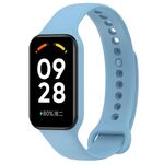 Cinturino integrato in silicone tinta unita per Redmi Watch 2 xDfind (blu cielo)