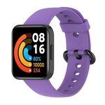 Cinturino integrato in silicone tinta unita xDfind per Redmi Watch 2 (viola)
