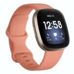 Cinturino in silicone per Fitbit Versa 4 / Versa 3 / Sense2 / Sense xDfind, taglia: L (rosa)