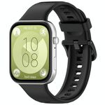 Per Huawei Watch Fit 3 trova il cinturino sportivo in silicone con fibbia colorata (nero)