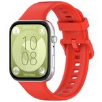 Per Huawei Watch Fit 3 trova il cinturino sportivo in silicone con fibbia colorata (rosso)