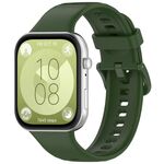 Per Huawei Watch Fit 3, scopri il cinturino sportivo in silicone con fibbia colorata (verde militare)